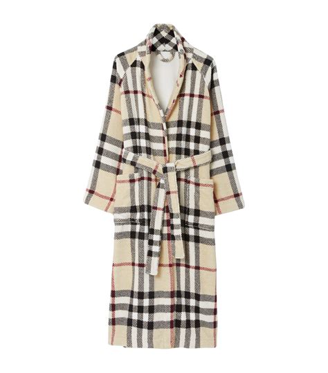 burberry check robe|burberry robes for women.